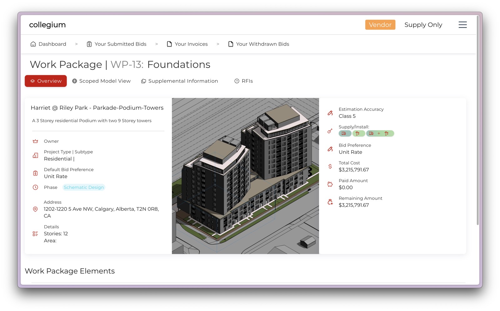 Collegium platform screenshot
